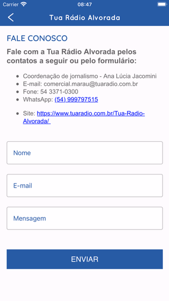 Tua Rádio Screenshot 2 - AppWisp.com Tua Rádio Screenshot 2 - AppWisp.com