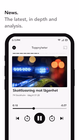 Sveriges Radio Play Screenshot 2 - AppWisp.com Sveriges Radio Play Screenshot 2 - AppWisp.com