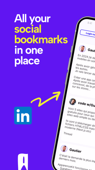 Social bookmark & signet : Alf Screenshot 1 - AppWisp.com Social bookmark & signet : Alf Screenshot 1 - AppWisp.com