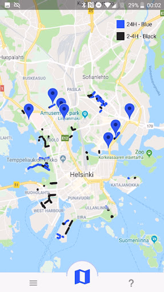 Parking Spots Helsinki Screenshot 3 - AppWisp.com Parking Spots Helsinki Screenshot 3 - AppWisp.com