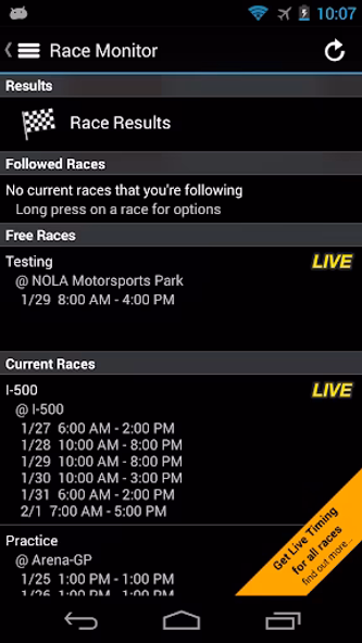 Race Monitor Screenshot 1 - AppWisp.com Race Monitor Screenshot 1 - AppWisp.com