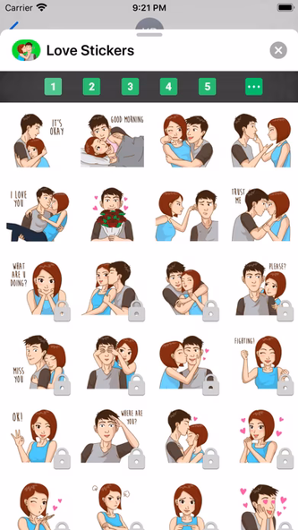 Love Stickers ⋆ Screenshot 2 - AppWisp.com Love Stickers ⋆ Screenshot 2 - AppWisp.com