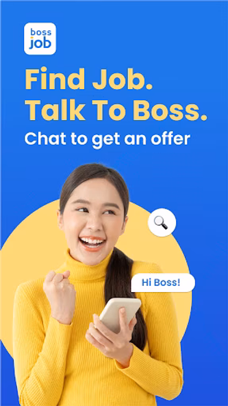 Bossjob: Chat & Job Search Screenshot 1 - AppWisp.com Bossjob: Chat & Job Search Screenshot 1 - AppWisp.com