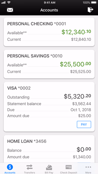 ESL Mobile Banking Screenshot 2 - AppWisp.com ESL Mobile Banking Screenshot 2 - AppWisp.com
