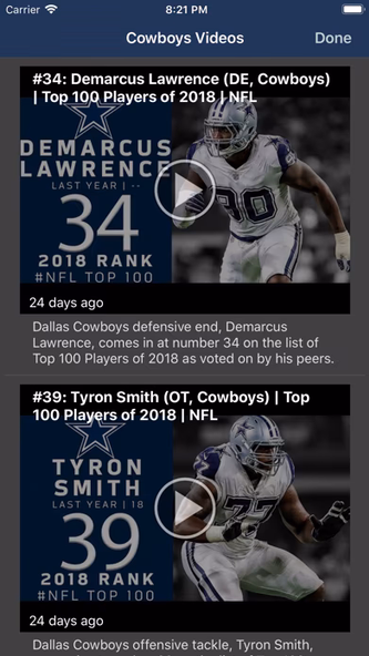 Football News - NFL edition Screenshot 2 - AppWisp.com Football News - NFL edition Screenshot 2 - AppWisp.com