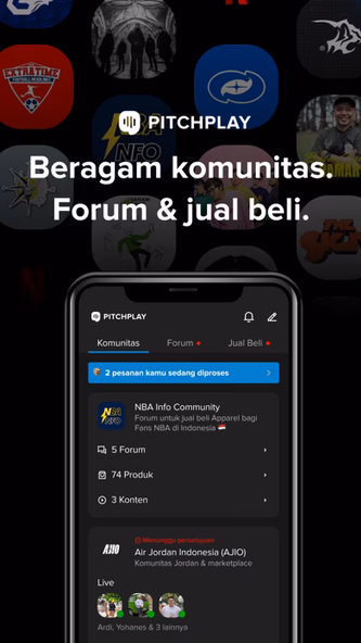 Pitchplay—Komunitas, Jual Beli Screenshot 1 - AppWisp.com Pitchplay—Komunitas, Jual Beli Screenshot 1 - AppWisp.com