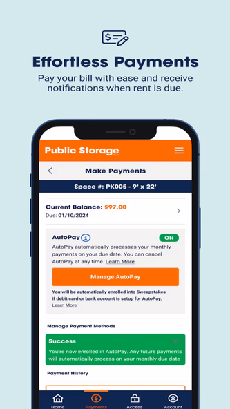 Public Storage Screenshot 3 - AppWisp.com Public Storage Screenshot 3 - AppWisp.com