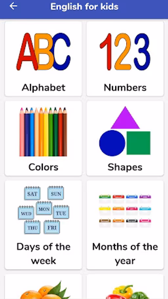 English For Kids Screenshot 1 - AppWisp.com English For Kids Screenshot 1 - AppWisp.com
