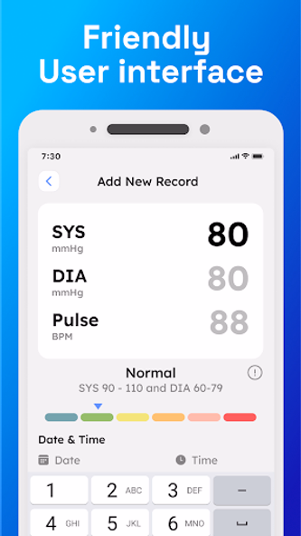Blood Pressure Monitor App Screenshot 1 - AppWisp.com Blood Pressure Monitor App Screenshot 1 - AppWisp.com