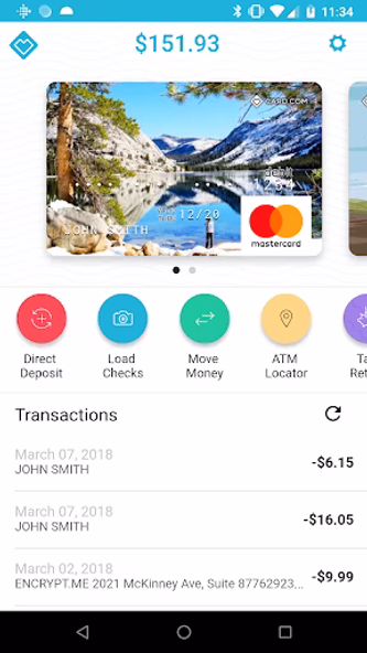CARD Prepaid Debit Screenshot 1 - AppWisp.com