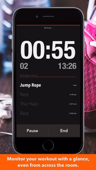 Workouts+ HIIT Interval Timer Screenshot 2 - AppWisp.com Workouts+ HIIT Interval Timer Screenshot 2 - AppWisp.com