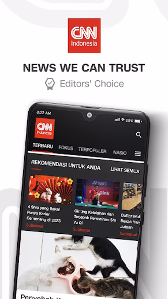 CNN Indonesia - Berita Terkini Screenshot 1 - AppWisp.com CNN Indonesia - Berita Terkini Screenshot 1 - AppWisp.com