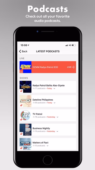 ABS-CBN Radio Screenshot 4 - AppWisp.com ABS-CBN Radio Screenshot 4 - AppWisp.com