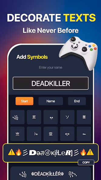 Nickname Generator Gaming name Screenshot 2 - AppWisp.com