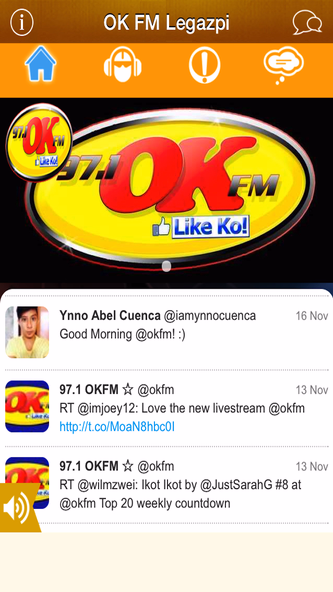 91.7 OK FM Screenshot 1 - AppWisp.com 91.7 OK FM Screenshot 1 - AppWisp.com