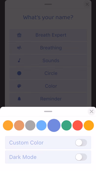 Breathe • Calm down • Meditate Screenshot 4 - AppWisp.com Breathe • Calm down • Meditate Screenshot 4 - AppWisp.com