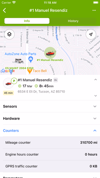 EcoTrack GPS Tracking Screenshot 2 - AppWisp.com EcoTrack GPS Tracking Screenshot 2 - AppWisp.com