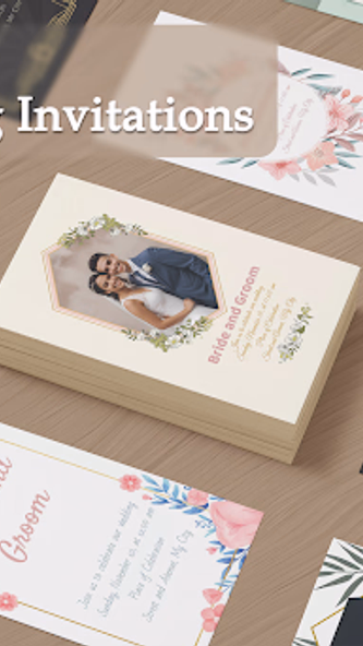 Custom Wedding Cards Maker Screenshot 1 - AppWisp.com Custom Wedding Cards Maker Screenshot 1 - AppWisp.com