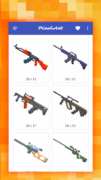 How to draw pixel weapons Screenshot 1 - AppWisp.com How to draw pixel weapons Screenshot 1 - AppWisp.com
