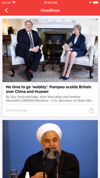 Headlines: Live Breaking News Screenshot 3 - AppWisp.com Headlines: Live Breaking News Screenshot 3 - AppWisp.com