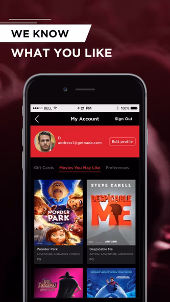 Marcus Theatres & Movie Tavern Screenshot 3 - AppWisp.com Marcus Theatres & Movie Tavern Screenshot 3 - AppWisp.com