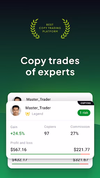 Octa Copy: copy trading app Screenshot 1 - AppWisp.com Octa Copy: copy trading app Screenshot 1 - AppWisp.com