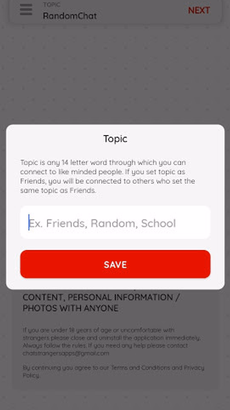 Live Random Chat Voice Chat Screenshot 3 - AppWisp.com Live Random Chat Voice Chat Screenshot 3 - AppWisp.com