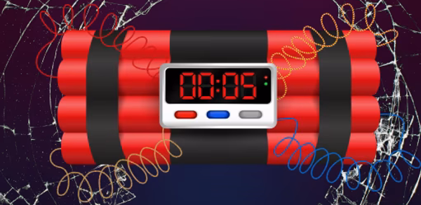 Cracked Screen with Time Bomb Header - AppWisp.com Cracked Screen with Time Bomb Header - AppWisp.com