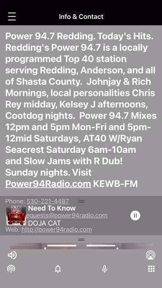 Power 94.7 Redding Screenshot 3 - AppWisp.com Power 94.7 Redding Screenshot 3 - AppWisp.com