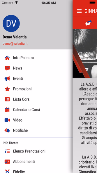 Ginnastica Valentia Screenshot 2 - AppWisp.com Ginnastica Valentia Screenshot 2 - AppWisp.com