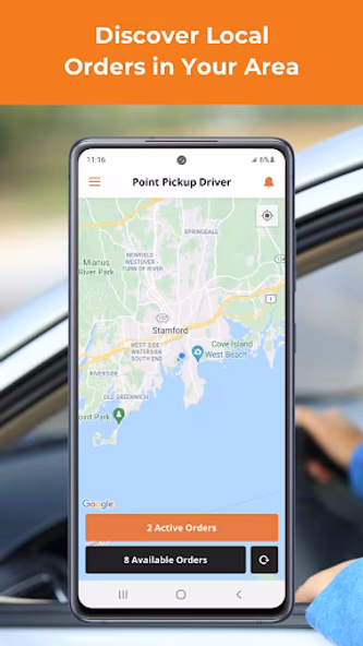 Point Pickup Driver Screenshot 1 - AppWisp.com Point Pickup Driver Screenshot 1 - AppWisp.com