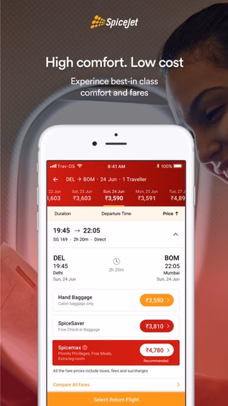 SpiceJet – Book Cheap Flights Screenshot 2 - AppWisp.com SpiceJet – Book Cheap Flights Screenshot 2 - AppWisp.com