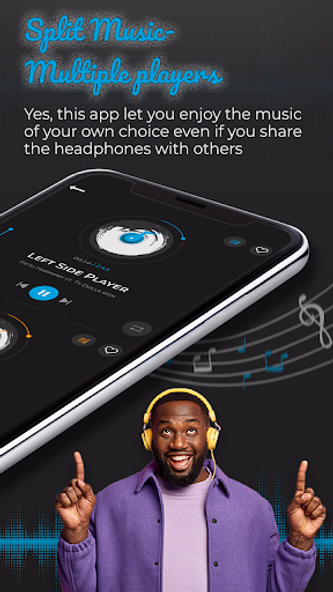 Split Music Player: Dual Audio Screenshot 3 - AppWisp.com Split Music Player: Dual Audio Screenshot 3 - AppWisp.com