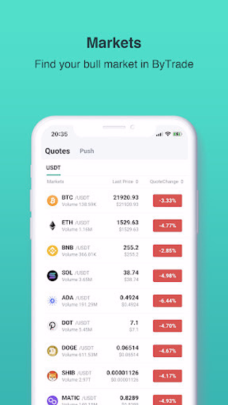 ByTrade - BTC, Crypto exchange Screenshot 4 - AppWisp.com ByTrade - BTC, Crypto exchange Screenshot 4 - AppWisp.com