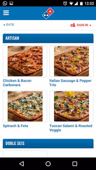 Domino's Pizza América Latina Screenshot 3 - AppWisp.com Domino's Pizza América Latina Screenshot 3 - AppWisp.com