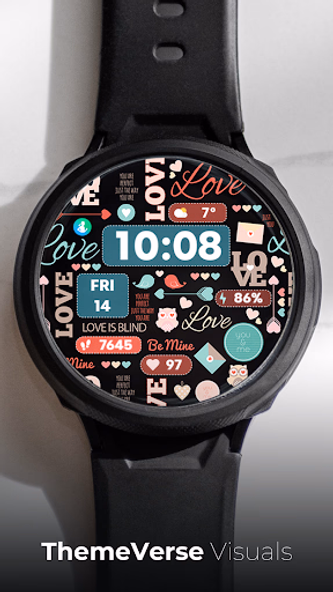 TVV Valentine's Day Watch Face Screenshot 1 - AppWisp.com TVV Valentine's Day Watch Face Screenshot 1 - AppWisp.com