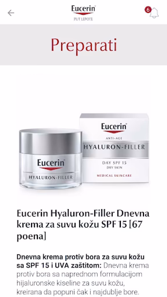 Eucerin® put lepote Screenshot 3 - AppWisp.com Eucerin® put lepote Screenshot 3 - AppWisp.com