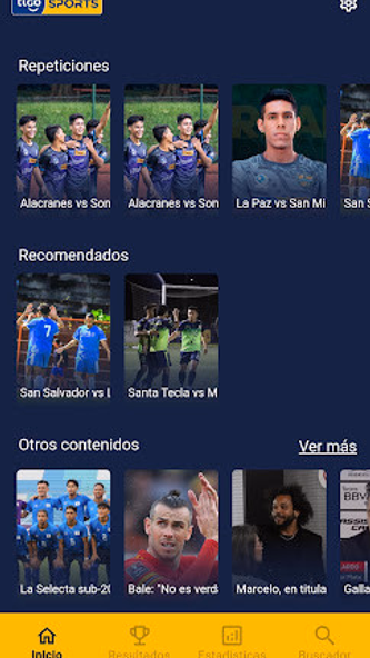 Tigo Sports El Salvador Screenshot 3 - AppWisp.com Tigo Sports El Salvador Screenshot 3 - AppWisp.com