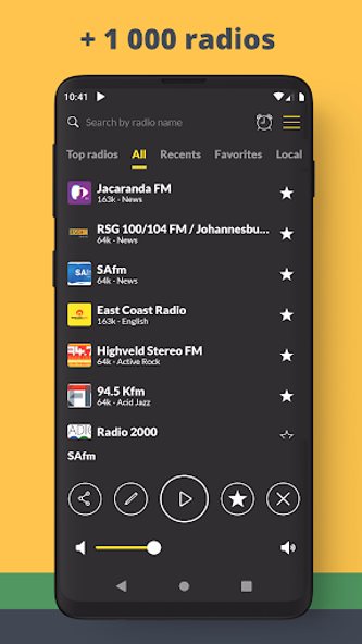 South Africa Radio Online FM Screenshot 2 - AppWisp.com South Africa Radio Online FM Screenshot 2 - AppWisp.com