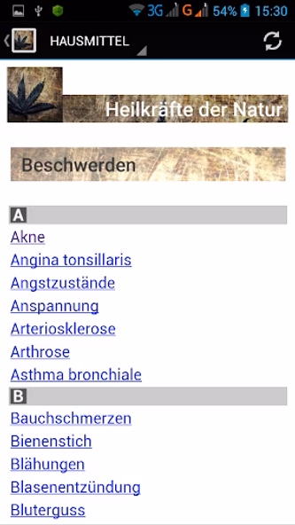 Hausmittel - Naturheilkräfte Screenshot 3 - AppWisp.com Hausmittel - Naturheilkräfte Screenshot 3 - AppWisp.com