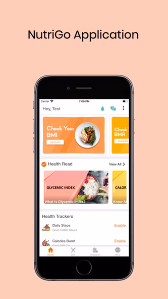 NutriGo:Nutrition On The Go Screenshot 1 - AppWisp.com NutriGo:Nutrition On The Go Screenshot 1 - AppWisp.com