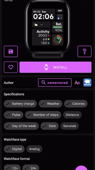 Amazfit GTS 2 WatchFaces Screenshot 4 - AppWisp.com Amazfit GTS 2 WatchFaces Screenshot 4 - AppWisp.com