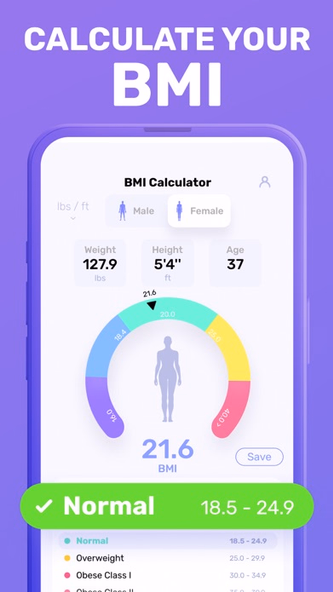 BMI Calculator ~ Screenshot 1 - AppWisp.com BMI Calculator ~ Screenshot 1 - AppWisp.com