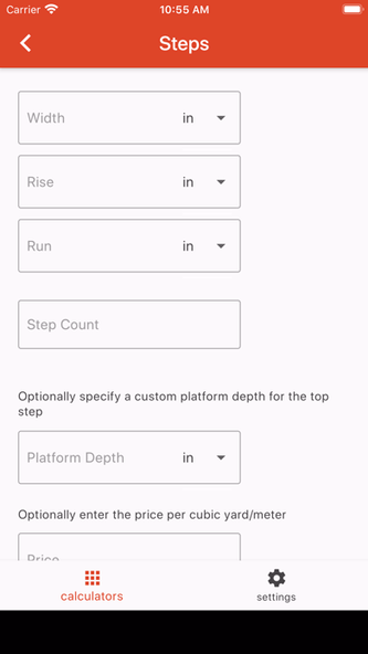 Concrete Calculator Plus Screenshot 4 - AppWisp.com Concrete Calculator Plus Screenshot 4 - AppWisp.com