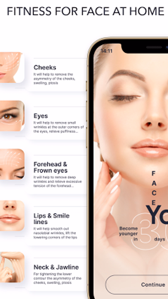 Face Yoga Workout - Skin care Screenshot 2 - AppWisp.com Face Yoga Workout - Skin care Screenshot 2 - AppWisp.com