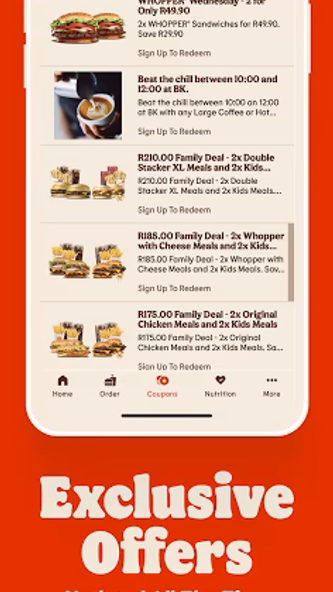 Burger King SA Screenshot 2 - AppWisp.com Burger King SA Screenshot 2 - AppWisp.com