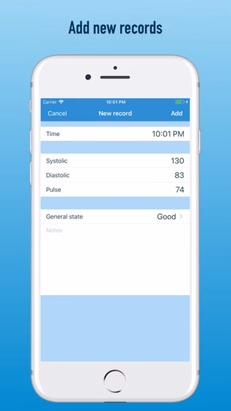 BP diary (self-monitoring) Screenshot 2 - AppWisp.com BP diary (self-monitoring) Screenshot 2 - AppWisp.com