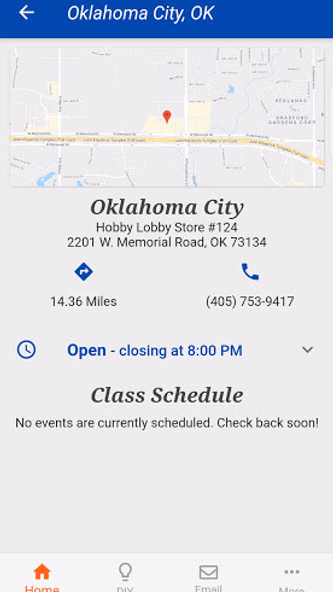 Hobby Lobby Stores Screenshot 3 - AppWisp.com Hobby Lobby Stores Screenshot 3 - AppWisp.com