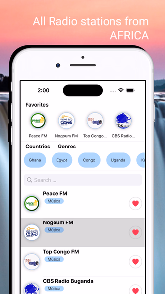 African Radio Stations Live Screenshot 1 - AppWisp.com African Radio Stations Live Screenshot 1 - AppWisp.com
