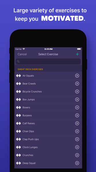 Sweat Deck Screenshot 3 - AppWisp.com Sweat Deck Screenshot 3 - AppWisp.com